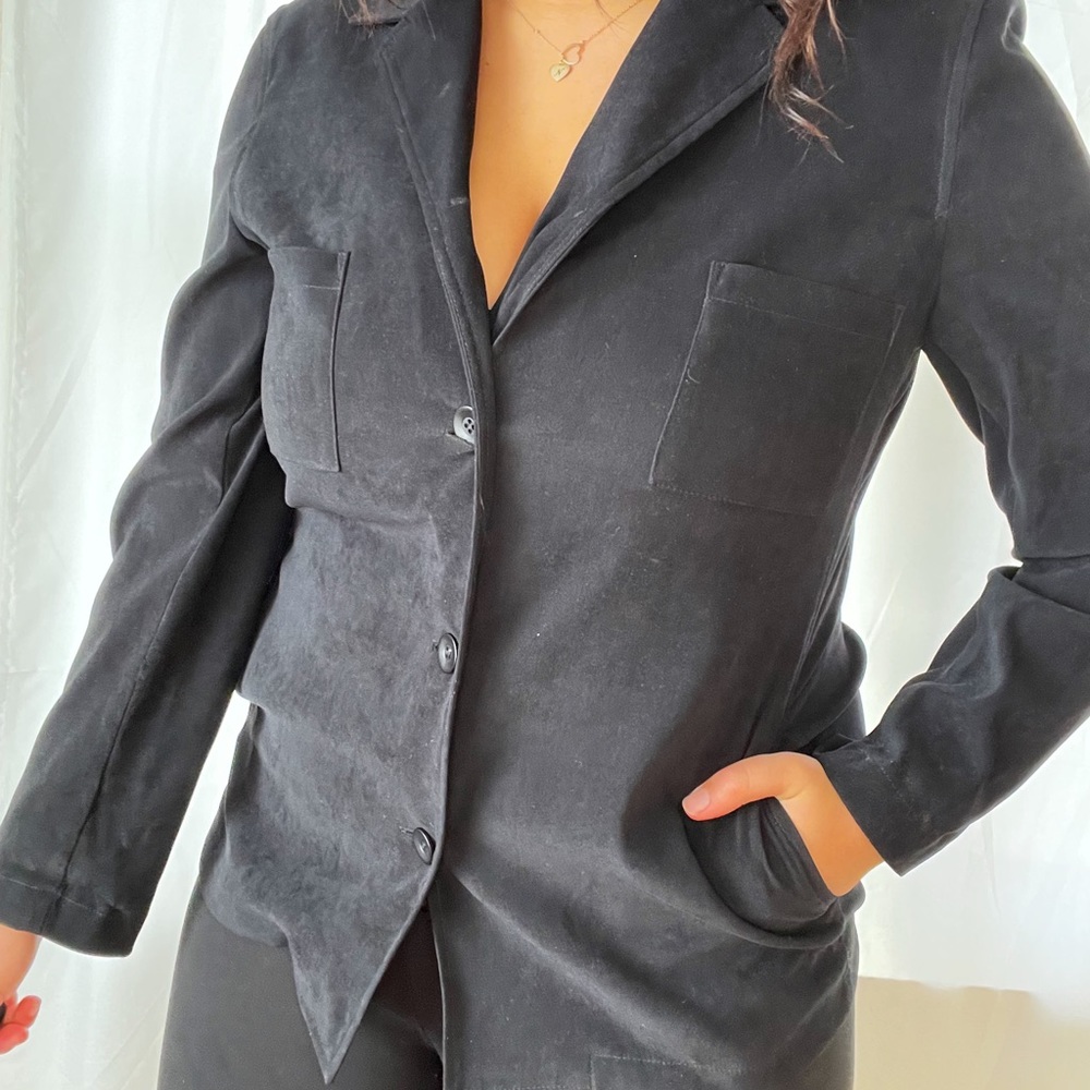 90s suede blazer - Picture 3 of 6